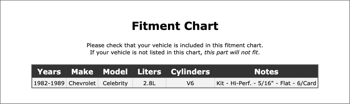Engine Push Rod Guide Plate Compatible With Chevrolet Celebrity 2.8L V6 1989 1988 1987 1986 1985 1984 1983 1982 P-3524655