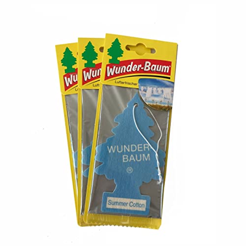 Wunderbaum Lufterfrischer, Summer Cotton, 3 Stück Wunderbaum Lufterfrischer, Summer Cotton, 3 Stück