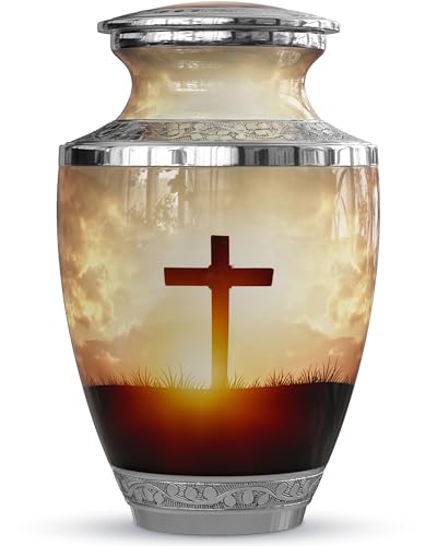 Malaika Memorials Transcendent Cross Urn for Ashes for Women/Men