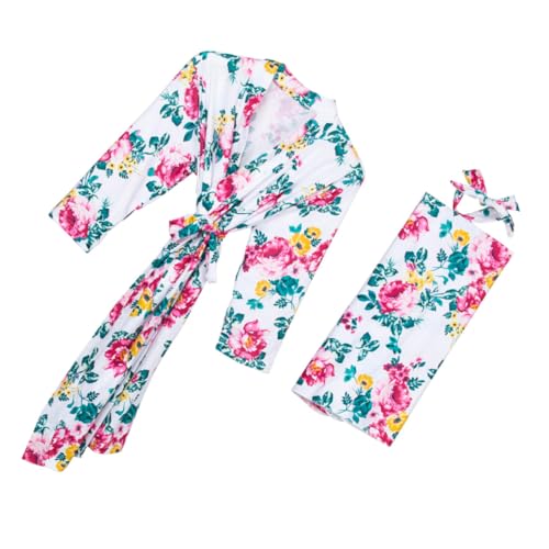 Chemise de nuit grossesse coton et sa robe de maternité fleurie pour la clinique