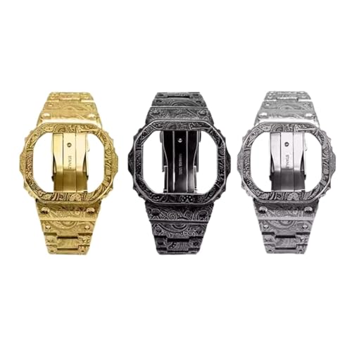 Kit boîtier de montre acier inoxydable compatible Casio DW5600 GM5610