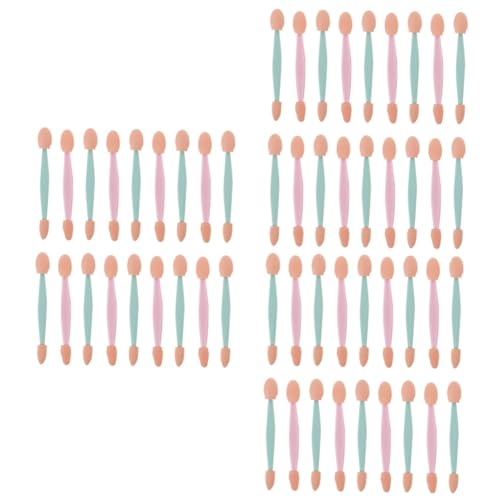 Didiseaon 3 Sets Eyeshadow Applicators Set Double-ended Brush Makeup Brush Kit for Women Easy Application Random Color