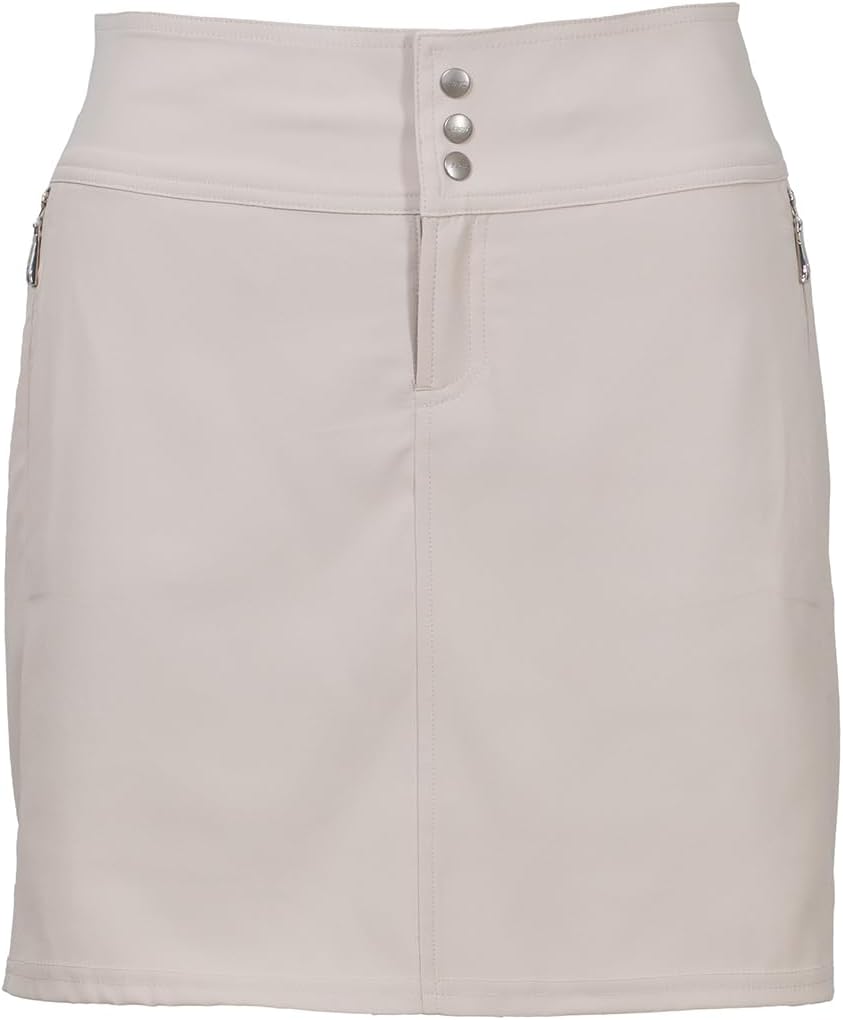 Jofit Apparel Women's Athletic Clothing 15" Signature Skort for Golf & Tennis, Semi-Fitted - Stone