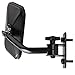 Mirror Doors Off Compatible with Jeep Wrangler JK TJ YJ CJ & Gladiator (Driver & Passenger Side Mirror) Quick Release with Adjustable Arms - Rectangular, Black