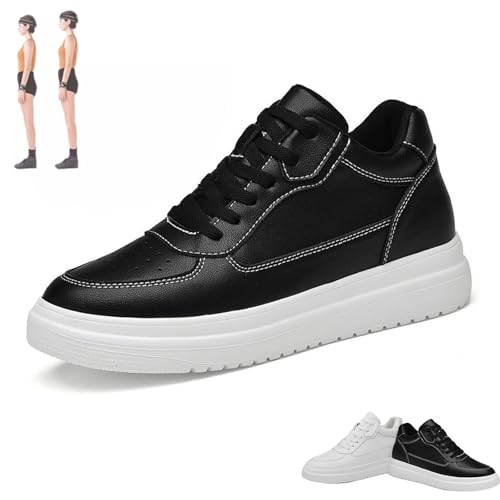 Chaussures rehaussantes en cuir pour corriger la posture et la taille