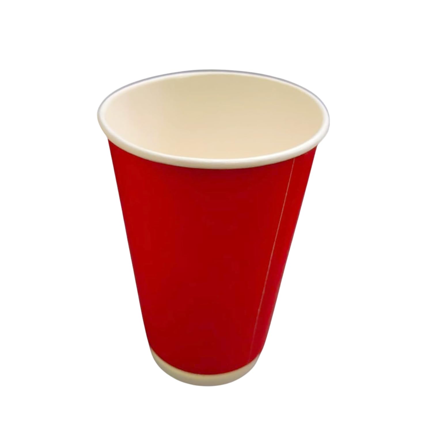 BonKaso 480ml Double Wall Disposable Beer Glasses | Premium Ripple Cups for Hot & Cold Beverages | Leak-Resistant Insula