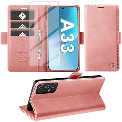 Étui cuir premium Samsung Galaxy A33 5G protection chic et verre blindé