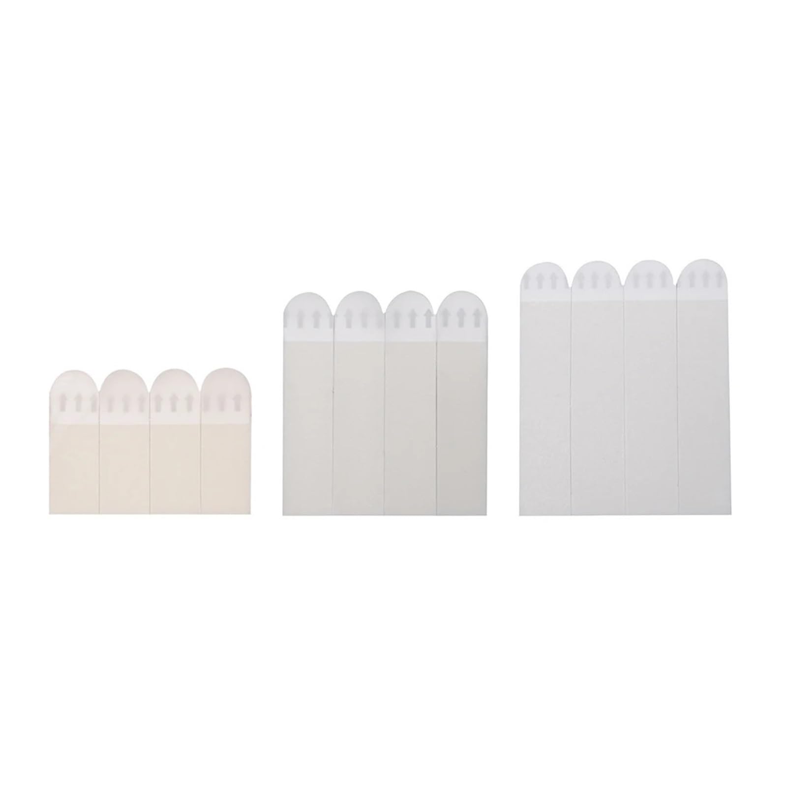 Tiras adhesivas para colgar cuadros, Tiras for colgar cuadros, 12 pares de cinta adhesiva doble cara, 3 tamaños, decoración del hogar(92x19mm)