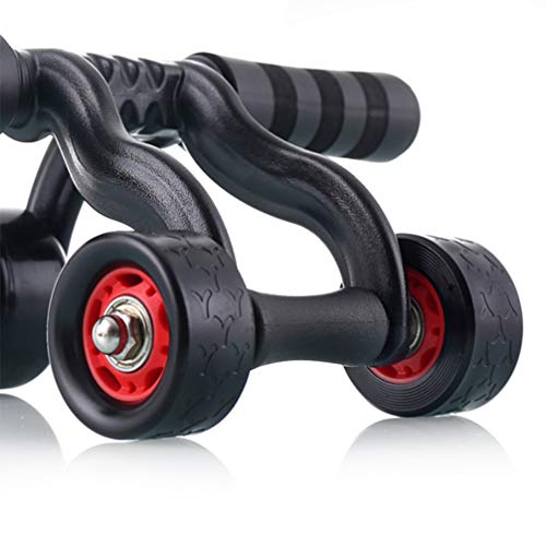 BESPORTBLE AB Rolo de Roda Não-3 - Roda Ab Rolo de Tônico Músculo Abdominal, Equipamento de Treiname