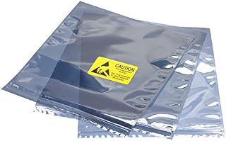 sourcing map Anti Static Bags Shielding Bag 10pcs 12x16inch(30x40cm) Resealable with Labels for Hard Drive HDD SSD