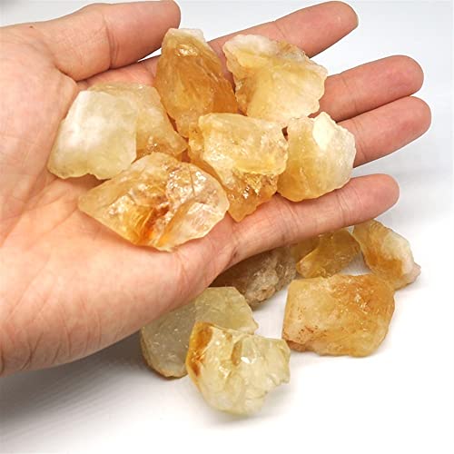 Citrine naturelle de guérison en vrac, pierres de quartz pour lithothérapie 300g