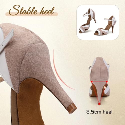 Women's Latin Salsa Ballroom Dance Shoes for Party Performance4