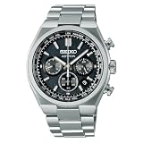 [セイコーウオッチ]ASTRON SBXY097 メンズ腕時計 日本製 ソーラー電波修正 ワールドタイム・クロノグラフ機能 文字盤ブラック