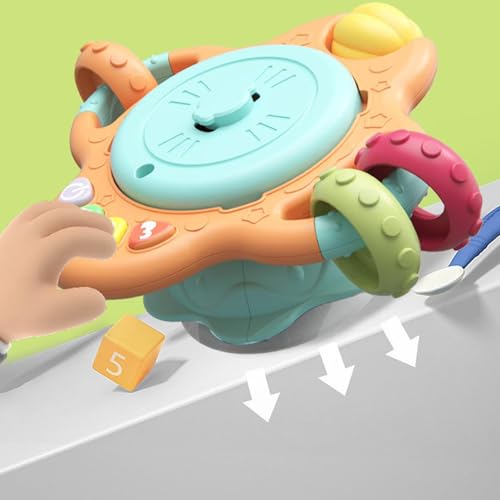 Chaise interactive musicale pour apaiser les dents de bébé de 1 à 3 ans