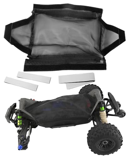 RCarmumb Chassis Guard - Dirt & Dust Resistant Cover for 1/10 V2 Maxx, Rocks & Mud Protection, Mesh & Waterproof Design, Black