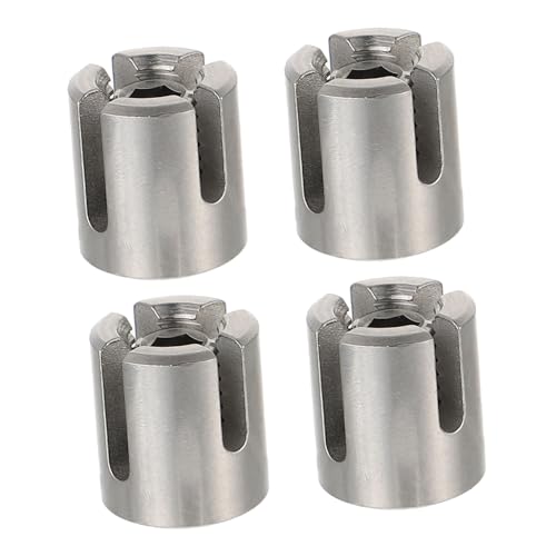 DOITOOL 4個 ステンレス製ワイヤーロープクランプ 耐錆性ケーブル固定具 滑り止め機能付き 小型実用ワイヤー止め具 園芸 工業用