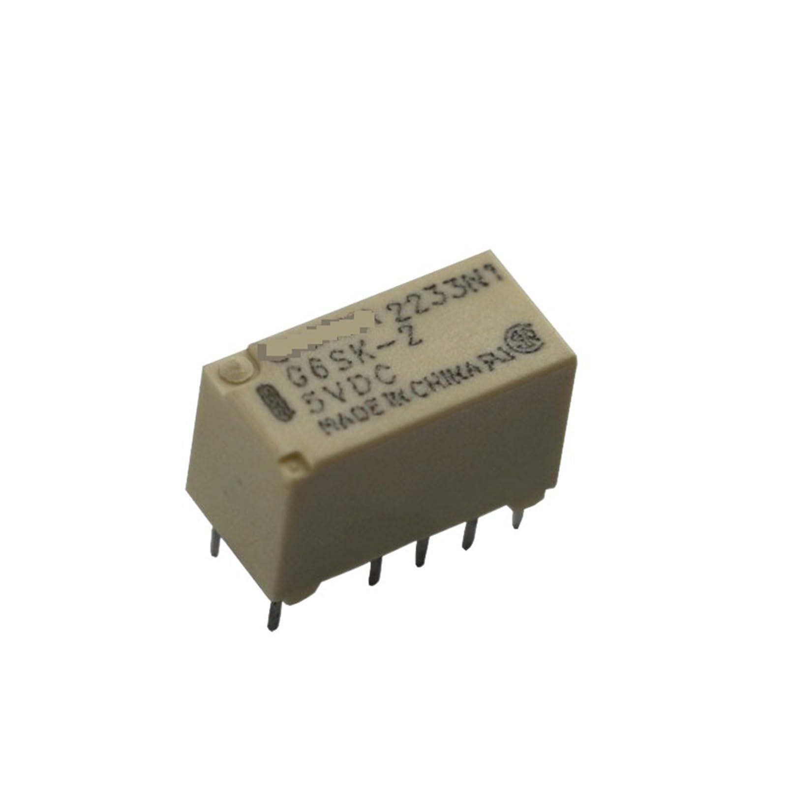 Relais G6SK-2 DC5V NISZA 1 bistable double bobine à faible consommation