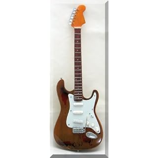 RORY GALLAGHER Miniature Mini Guitar Fender Strat - Les Beatles, Paul McCartney, John Lennon, RIngo Starr, George Harrison RORY GALLAGHER Miniature Mini Guitar Fender Strat – Image 3