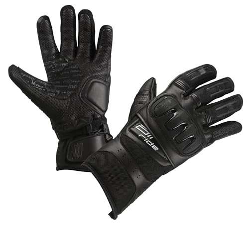 Modeka Air Ride II Motorrad Handschuhe, schwarz, 10