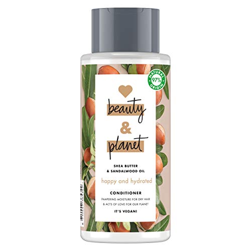 Love Beauty and Planet Happy & Hydrated Acondicionador manteca de karité y sándalo 400ml