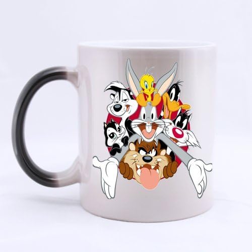 Personalized Custom Bugs Bunny Coffee Mug 11 Oz White Ceramic Mug Cartoon Mug Gift for kids Birthday Gifts