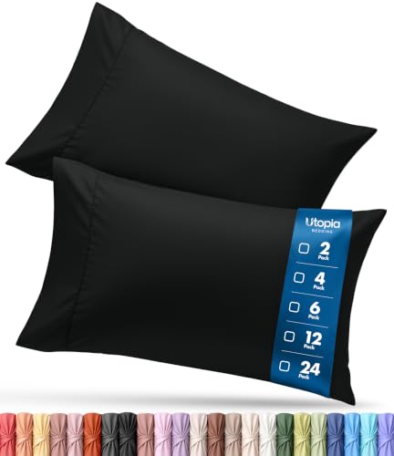 Taies d'oreiller Utopia Bedding King 2x, fermeture enveloppe