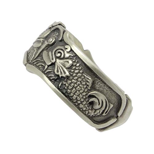 Submarine Dolphins Navy Sterling Silver 925 Mens Band Ring Warfare #TOP7