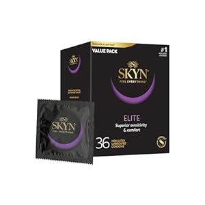 SKYN Elite – 36 Count – Ultra-Thin, Lubricated Latex-Free Condoms