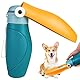 Hunde Trinkflasche, Wasserflasche Hunde Für Unterwegs, 480 ml Hundetrinkflasche Für Unterwegs, Trinkflasche, Tragbare Nashornvogel Wasserflaschen für Täglich Spazieren Gehen Reisen Campen