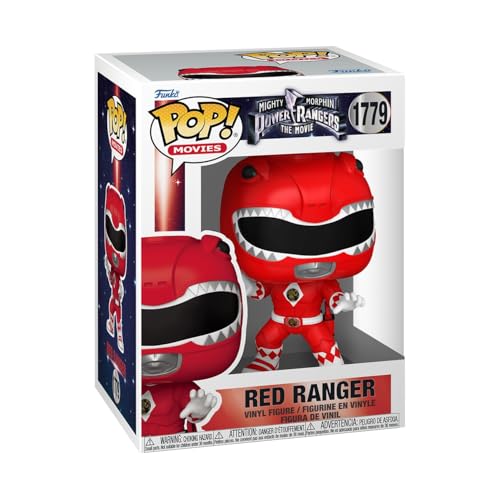 Funko Pop! Movies: Mighty Morphin Power Rangers: The Movie - Red Ranger - Power Rangers Movie -...