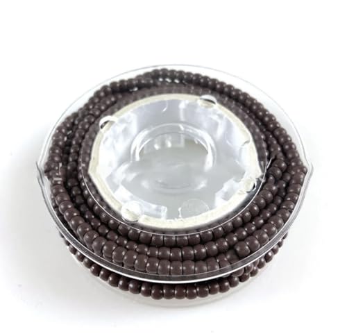 Pre - Loaded Nano Rings For Hair Extensions (Dark Brown) - 3.0mm Diameter Silicone Lined Hair Extension Nano Bead Rings, Glue Free, Safe, Hair Extension - Love Your Hair