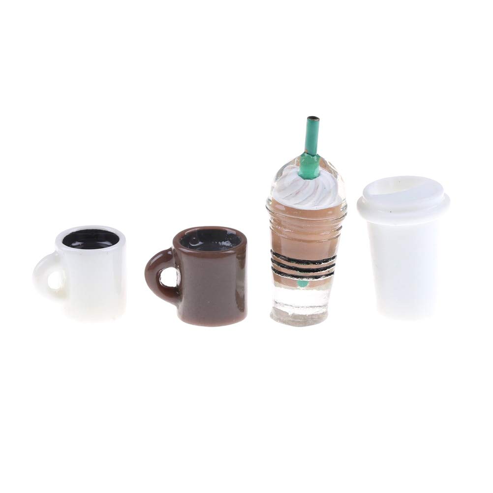 Cup Drink - Diy Miniature Dollhouse 4pcs Room Food Drink Cup Miniworld Dolls - Cups Marine Carrier Boat Mixer Holder Markers Camper Drinker Drinking Drain Coffee Drink Coffe