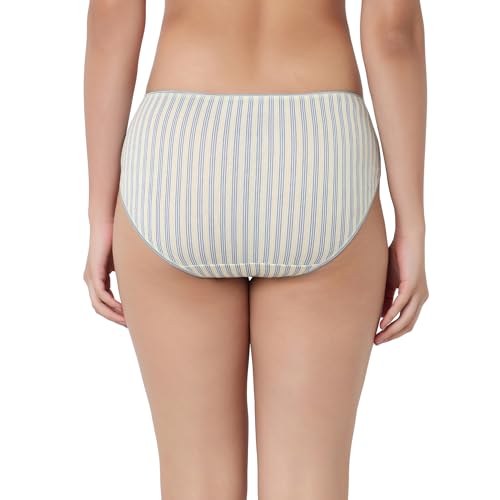Image of juliet Cotton Hipster Premium Panties Set of 5 Full Coverage Stretchable Fabric