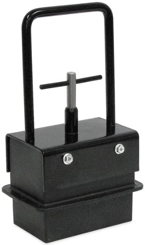 Heavy-Duty Magnetic Bulk Parts Lifter with Release, 4.375  Length, 3.125  Width, 9.25  Height Including Handle, 4 to 5 Pounds Capacity, 1 Each
