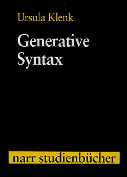 Klenk, U: Generative Syntax