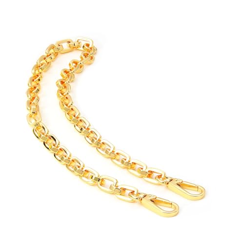 Image of jiesinlov Purse Chain Strap for Handbag Gold Chains Shoulder Bag Strap Replacement,with Metal Buckles (E 23.6in)