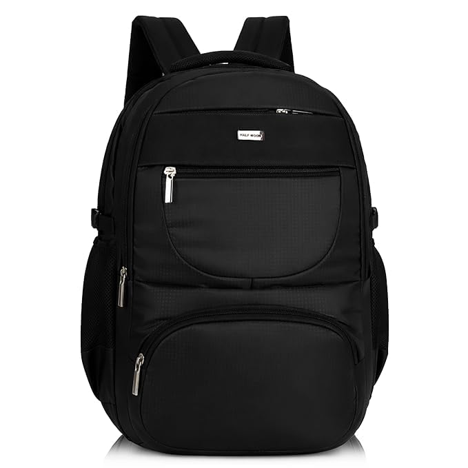 Image of Half Moon Horizon Backpack for Men & Women - 15.6 Laptop Backpack Office Bagback,Travel, School Bag for Boys & Girls, Backpack for Travelling, Professional Bags, 3 Compartment 3 Front Pocket