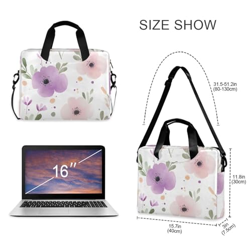 Funda para portátil ALAZA 13-15.6 pulgadas con estampado morado miniatura 4