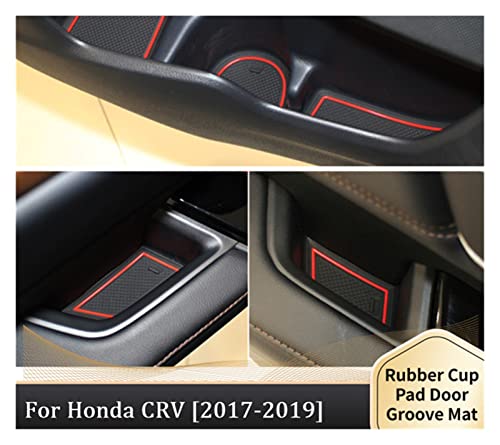 Tapis de doublure de console centrale C-RV 2017-2019 finition rouge