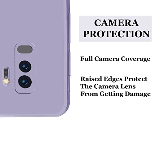 Image of A rtistque Liquid TPU Silicone Matte Shockproof Flexible with Camera Protection Soft Back Cover Case for Samsung S9 Plus - Purple