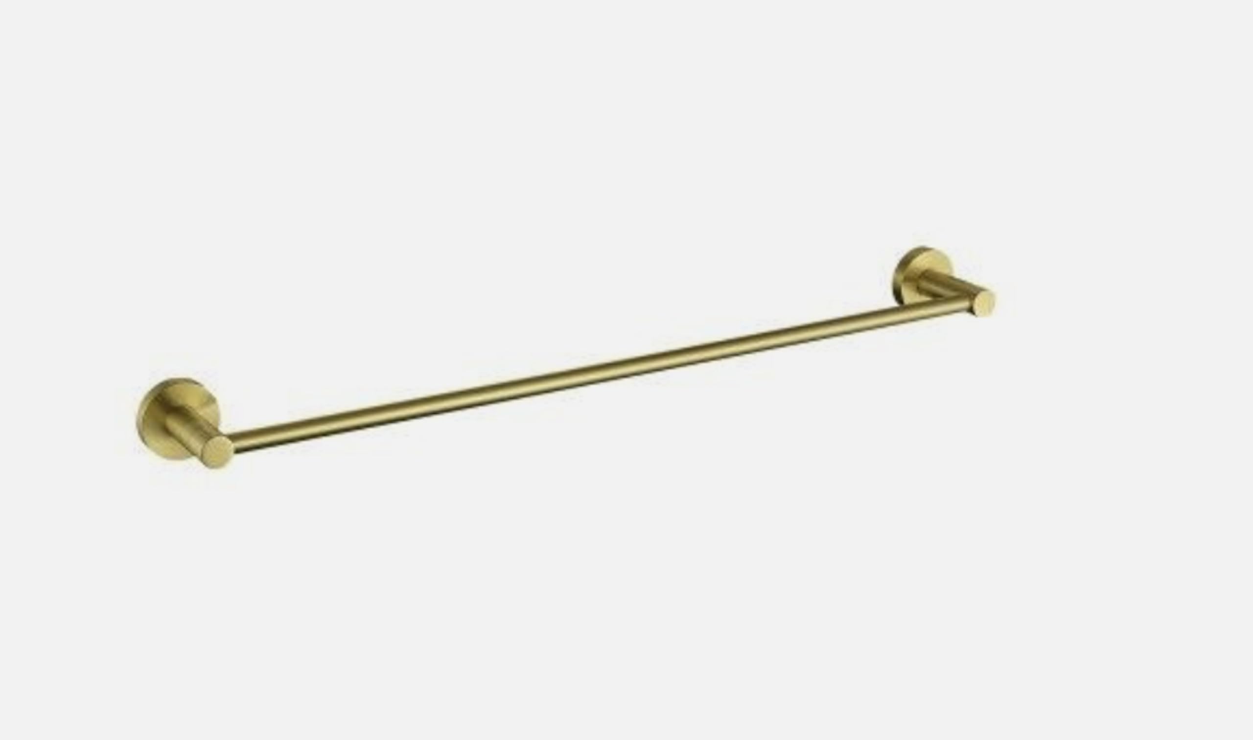 Housler® Brushed Brass Round Bathroom Accessories (Gold) (R.BB.Towel bar)