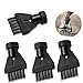 Produktbild 4 Pcs Dampfreiniger für kärcher bürstenaufsatz,Bürste für kärcher aufsatz,Bürsten für Kärcher SC1,SC2,SC3,SC4,SC5 zubehör,Zubehör für kärcher dampfreiniger bürste,Flachkopfbürsten für Kärcher(Schwarz)