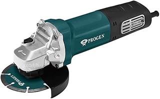 PROGEN 9100-NHG, 1380W, 115mm Heavyduty 4.5 Inch Angle Grinder for Grinding, Cutting, Sharpening, Polishing, Removing Rust (12000Rpm)