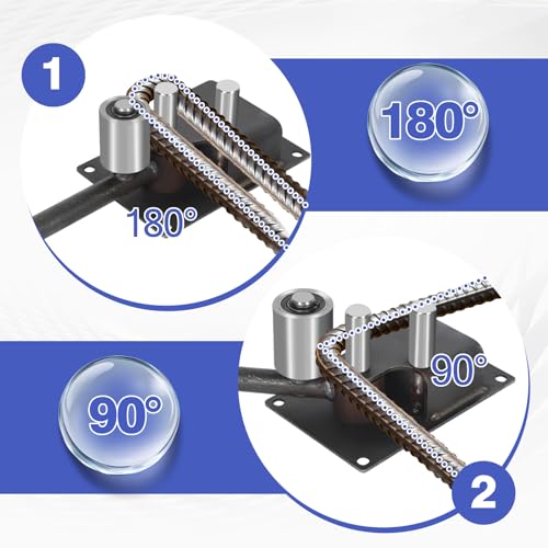 Machine pliante de tige déformée et barre d'armature manuelle