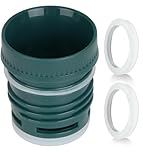 Stanley Thermos Replacement Primer Stopper for Thermos, Thermal Cap for Stanley Classic Bottle (Compatible with 16oz, 750ml, 1L, 1.4L, 1.9L), Includes Set of Silicone Gaskets (Green)