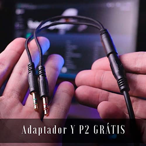 Headset gamer fone de ouvido com microfone Adamantiun Baldur pc ps4 ps5 celular Xbox One series nint