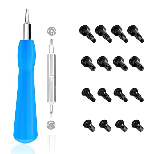 16-in1 Ring Doorbell Screwdriver Replacement Ring Doorbell Screwdriver Replacement with 16 Pcs of Screws for Battery Change Fit Video Doorbell Video Doorbell 2 and Pro and Elite
