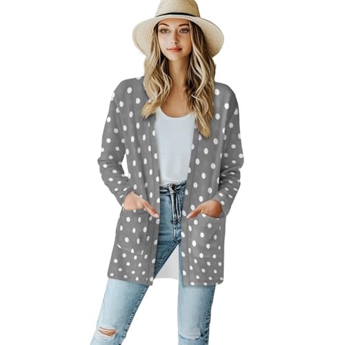 Image of Cardigan for Women Long Sweater Open Front Sweaters Fashion Lightweight Cardigans with Pockets
