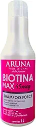 Shampoo Force Biotina Max 1L Aruna Cosméticos – Crescimento Acelerado, Fortalecimento e Nutrição Profunda