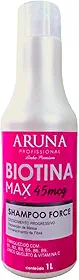 Shampoo Force Biotina Max 1L Aruna Cosméticos – Crescimento Acelerado, Fortalecimento e Nutrição Profunda